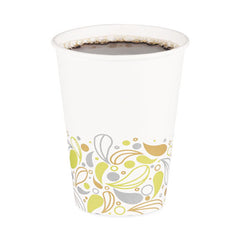 Boardwalk® Deerfield Printed Paper Hot Cups, 12 oz, 50 Cups/Sleeve, 20 Sleeves/Carton