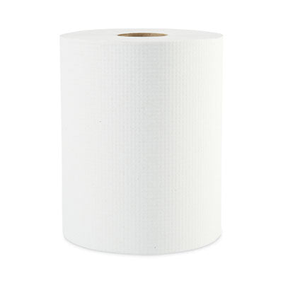 Boardwalk® White Paper Towel Rolls, 1-Ply, 8
