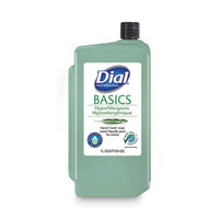 Dial® Professional Basics MP Free Liquid Hand Soap, Unscented, 1 L Refill Bottle, 8/Carton Personal Soaps-Liquid Refill, Moisturizing - Office Ready