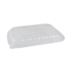 Pactiv Evergreen EarthChoice® Entrée2Go™ Takeout Container Vented Lid, 11.75 x 8.75 x 0.98, Clear, 200/Carton