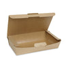 Pactiv Evergreen EarthChoice® Tamper Evident OneBox® Paper Box, 9 x 4.85 x 2, Kraft, 100/Carton Food Containers-Takeout Box, Paper - Office Ready