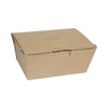 Pactiv Evergreen EarthChoice® Tamper Evident OneBox® Paper Box, 6.54 x 4.5 x 3.25, Kraft, 160/Carton Food Containers-Takeout Box, Paper - Office Ready