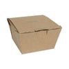 Pactiv Evergreen EarthChoice® Tamper Evident OneBox® Paper Box, 4.5 x 4.5 x 3.25, Kraft, 200/Carton Food Containers-Takeout Box, Paper - Office Ready