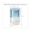 PURELL® ES4 Soap Push-Style Dispenser, 1,200 mL, 4.88 x 8.8 x 11.38, White Soap Dispensers-Foam, Manual - Office Ready