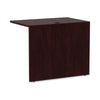 Alera® Valencia™ Series Reversible Return/Bridge Shell, 35w x 23.63d x 29.5h, Mahogany Returns-Reversible Return - Office Ready