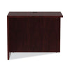 Alera® Valencia™ Series Reversible Return/Bridge Shell, 35w x 23.63d x 29.5h, Mahogany Returns-Reversible Return - Office Ready