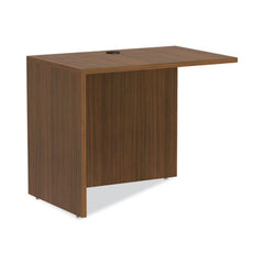 Alera® Valencia™ Series Reversible Return/Bridge Shell, 35w x 23.63d x 29.5h, Modern Walnut
