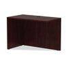 Alera® Valencia™ Series Reversible Return/Bridge Shell, 42w x 23 5/8d x 29 1/2h. Mahogany Returns-Reversible Return - Office Ready
