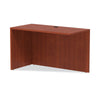 Alera® Valencia™ Series Reversible Return/Bridge Shell, 47 1/4w x 23 5/8d x 29 1/2h, Cherry Returns-Reversible Return - Office Ready