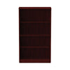 Alera® Valencia™ Series Bookcase, Four-Shelf, 31.75w x 14d x 54.88h, Mahogany Bookcases-Shelf Bookcase - Office Ready
