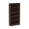 Alera® Valencia™ Series Bookcase, Five-Shelf, 31 3/4w x 14d x 64 3/4h, Espresso Bookcases-Shelf Bookcase - Office Ready