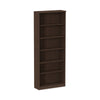 Alera® Valencia™ Series Bookcase, Six-Shelf, 31.75w x 14d x 80.25h, Espresso Bookcases-Shelf Bookcase - Office Ready