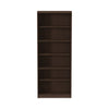 Alera® Valencia™ Series Bookcase, Six-Shelf, 31.75w x 14d x 80.25h, Espresso Bookcases-Shelf Bookcase - Office Ready