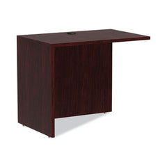 Alera® Valencia™ Series Reversible Return/Bridge Shell, 35w x 23.63d x 29.5h, Mahogany