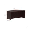 Alera® Valencia™ Series Straight Front Desk Shell, 59.13" x 29.5" x 29.63", Mahogany Desks-Desk Shells - Office Ready