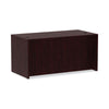 Alera® Valencia™ Series Straight Front Desk Shell, 59.13" x 29.5" x 29.63", Mahogany Desks-Desk Shells - Office Ready