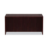 Alera® Valencia™ Series Straight Front Desk Shell, 59.13" x 29.5" x 29.63", Mahogany Desks-Desk Shells - Office Ready