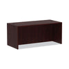 Alera® Valencia™ Series Straight Front Desk Shell, 65" x 29.5" x 29.63", Mahogany Desks-Desk Shells - Office Ready