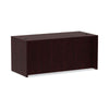 Alera® Valencia™ Series Straight Front Desk Shell, 65" x 29.5" x 29.63", Mahogany Desks-Desk Shells - Office Ready