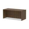 Alera® Valencia™ Series Straight Front Desk Shell, 65" x 29.5" x 29.63", Modern Walnut Desks-Desk Shells - Office Ready