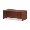 Alera® Valencia™ Series Straight Front Desk Shell, 71" x 35.5" x 29.63", Medium Cherry Desks-Desk Shells - Office Ready