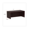Alera® Valencia™ Series Straight Front Desk Shell, 71" x 35.5" x 29.63", Mahogany Desks-Desk Shells - Office Ready