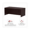 Alera® Valencia™ Series Straight Front Desk Shell, 71" x 35.5" x 29.63", Mahogany Desks-Desk Shells - Office Ready