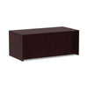 Alera® Valencia™ Series Straight Front Desk Shell, 71" x 35.5" x 29.63", Mahogany Desks-Desk Shells - Office Ready