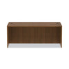 Alera® Valencia™ Series Straight Front Desk Shell, 71" x 35.5" x 29.63", Modern Walnut Desks-Desk Shells - Office Ready