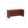 Alera® Valencia™ Series Credenza Shell, 65w x 23.6d x 29.5h, Medium Cherry Credenzas-Credenza Desk Shell - Office Ready