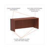 Alera® Valencia™ Series Credenza Shell, 70.88w x 23.63d x 29.5h, Medium Cherry Credenzas-Credenza Desk Shell - Office Ready