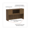 Alera® Valencia™ Series Hutch, 4 Compartments, 58.88" x 15" x 35.38", Modern Walnut Hutches-Office Hutch - Office Ready