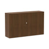 Alera® Valencia™ Series Hutch, 4 Compartments, 58.88" x 15" x 35.38", Modern Walnut Hutches-Office Hutch - Office Ready
