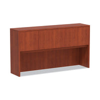 Alera® Valencia™ Series Hutch, 64.75w x 15d x 35.38h, Medium Cherry Hutches-Office Hutch - Office Ready