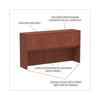 Alera® Valencia™ Series Hutch, 64.75w x 15d x 35.38h, Medium Cherry Hutches-Office Hutch - Office Ready