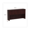 Alera® Valencia™ Series Hutch, 64.75w x 15d x 35.38h, Mahogany Hutches-Office Hutch - Office Ready