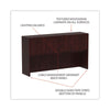 Alera® Valencia™ Series Hutch, 64.75w x 15d x 35.38h, Mahogany Hutches-Office Hutch - Office Ready