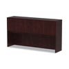 Alera® Valencia™ Series Hutch, 64.75w x 15d x 35.38h, Mahogany Hutches-Office Hutch - Office Ready