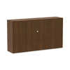 Alera® Valencia™ Series Hutch, 4 Compartments, 64.75w x 15d x 35.38h, Modern Walnut  - Office Ready