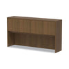Alera® Valencia™ Series Hutch, 4 Compartments, 64.75w x 15d x 35.38h, Modern Walnut  - Office Ready