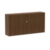 Alera® Valencia™ Series Hutch, 3-Comp, 70.63w x 15d x 35.38h, Modern Walnut Hutches-Office Hutch - Office Ready