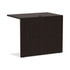 Alera® Valencia™ Series Reversible Return/Bridge Shell, 35w x 23.63d x 29.5h, Espresso Returns-Reversible Return - Office Ready