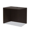 Alera® Valencia™ Series Reversible Return/Bridge Shell, 35w x 23.63d x 29.5h, Espresso Returns-Reversible Return - Office Ready