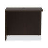 Alera® Valencia™ Series Reversible Return/Bridge Shell, 35w x 23.63d x 29.5h, Espresso Returns-Reversible Return - Office Ready