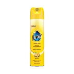 Pledge® Furniture Polish, Lemon, 9.7 oz Aerosol Spray