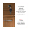 Alera® Valencia™ Series Two-Drawer Lateral File, 2 Legal/Letter-Size File Drawers, Modern Walnut, 34" x 22.75" x 29.5" File Cabinets-Lateral Pedestal - Office Ready