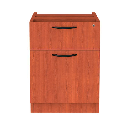 Alera® Valencia™ Series Hanging Box/File Pedestal File, Left/Right, 2-Drawer: Box/File, Legal/Letter, Cherry, 15.63 x 20.5 x 19.25 File Cabinets-Vertical Pedestal - Office Ready