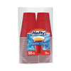 Hefty® Easy Grip® Disposable Plastic Party Cups, 9 oz, Red, 50/Pack Cups-Cold Drink, Plastic - Office Ready