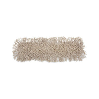 Boardwalk® Industrial Dust Mop Head, Dust, Cotton, 24 x 3, White Mop Heads-Dust - Office Ready