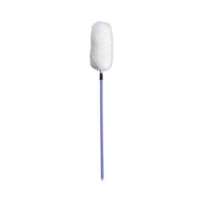 Boardwalk® Lambswool Duster, Plastic Handle Extends 35